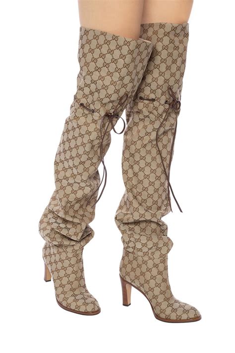 gucci bamboo style shoes|gucci thigh high boots sale.